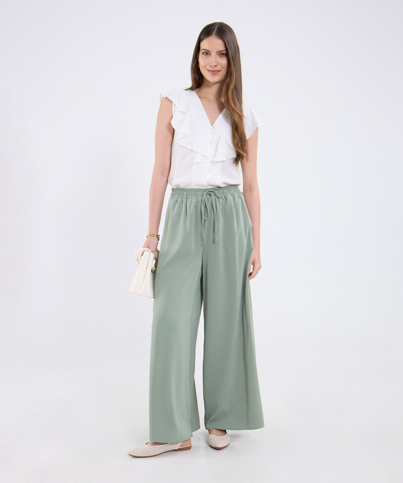 Pantal&oacute;n Fluido Unicolor