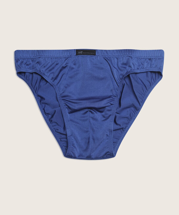 Calzoncillo Unicolor De Malla Para Hombre, Indigo, hi-res image number null