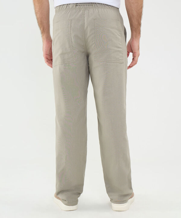 Pantal&oacute;n en Efecto Lino