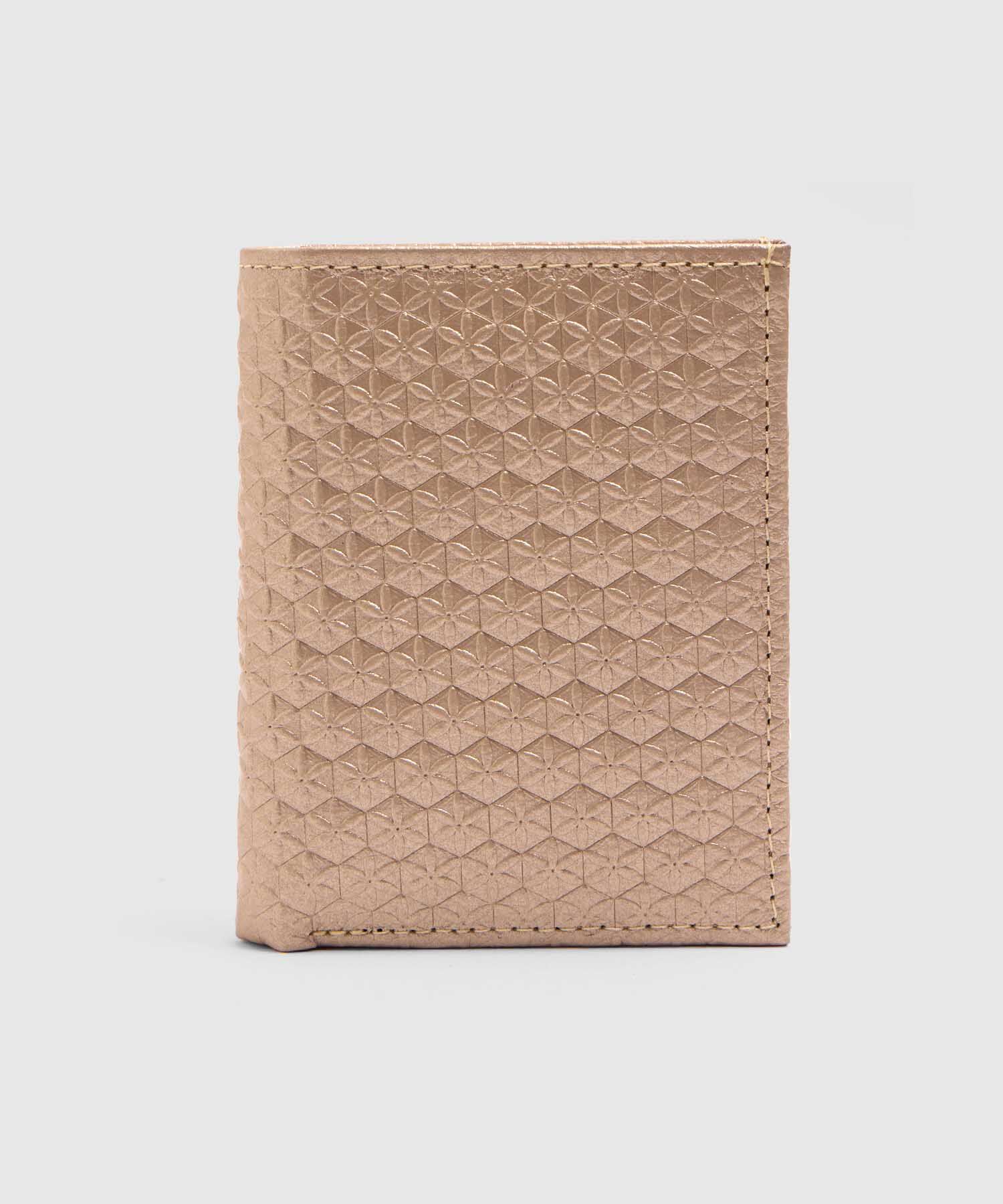 Billetera Vertical Con Relieve Para Mujer