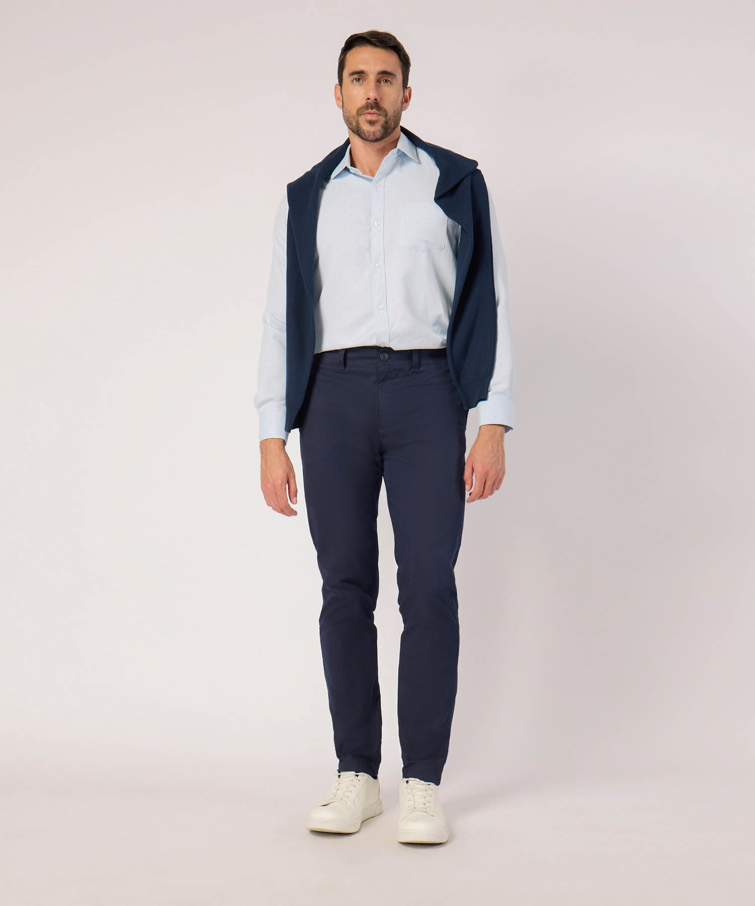Camisa Estampada Con Bolsillo 