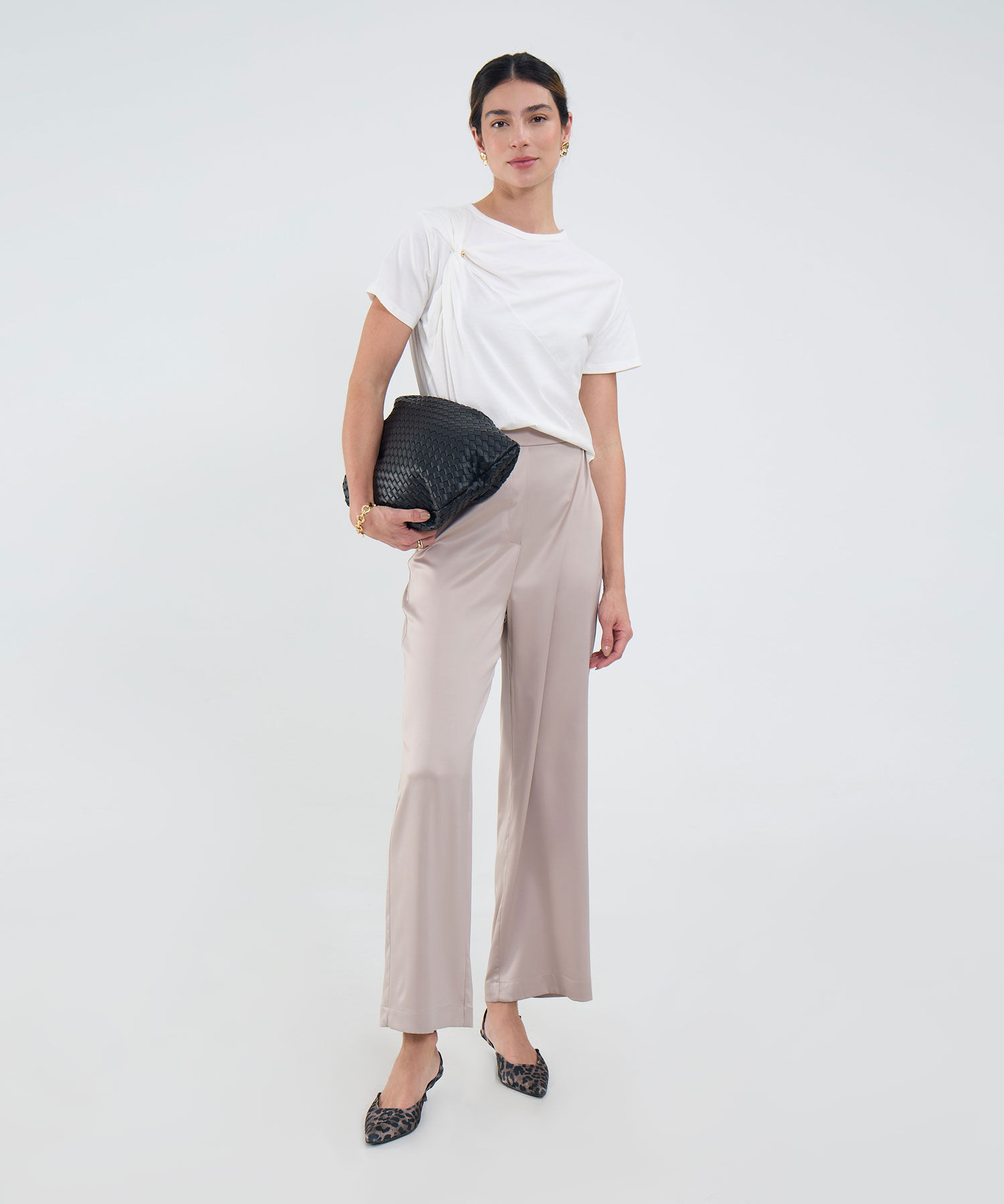 Pantal&oacute;n Casual Tiro Alto