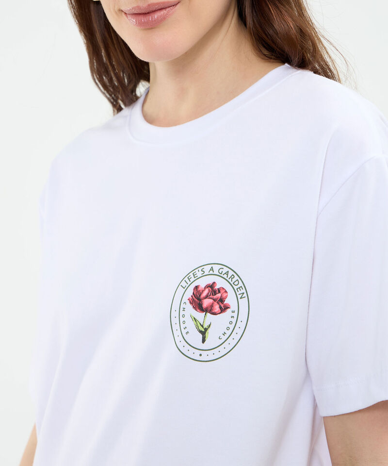 Camiseta Estampado Bot&aacute;nico