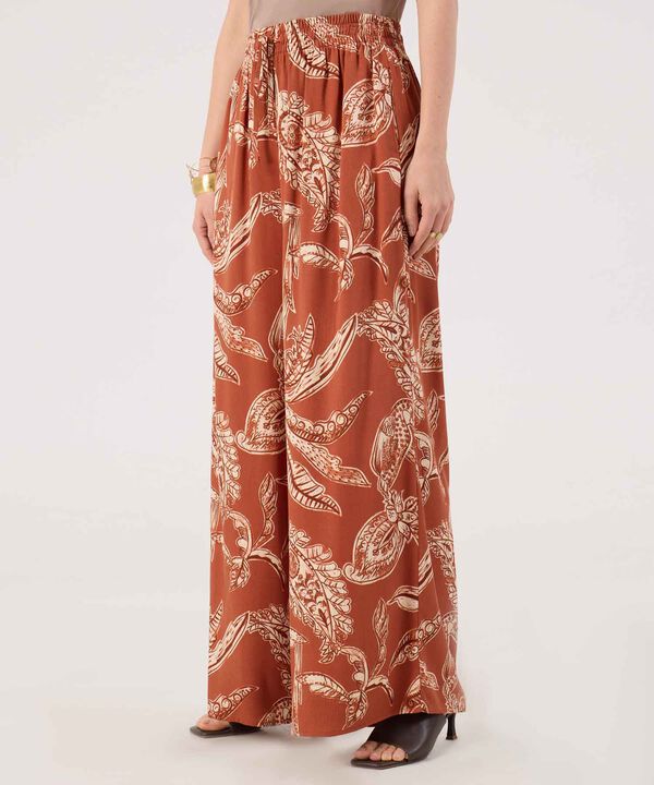 Pantal&oacute;n Fluido Estampado image number null