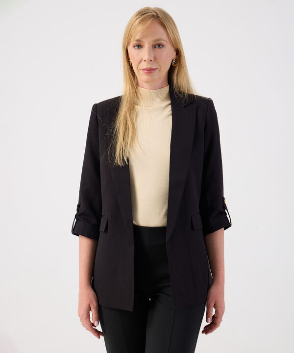 Blazer Abierto de Mangas 3/4 image number null