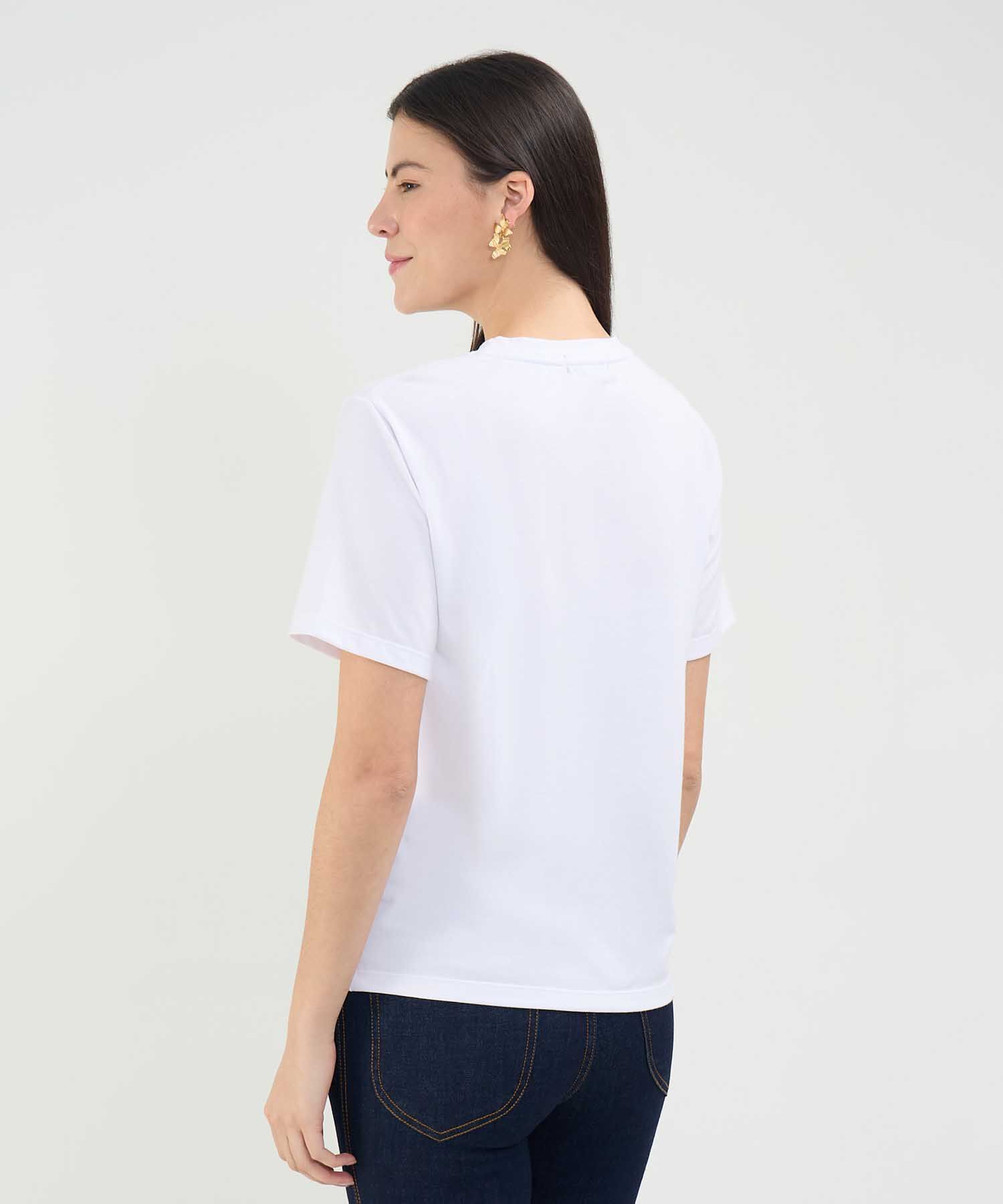 Camiseta Estampado Bot&aacute;nico