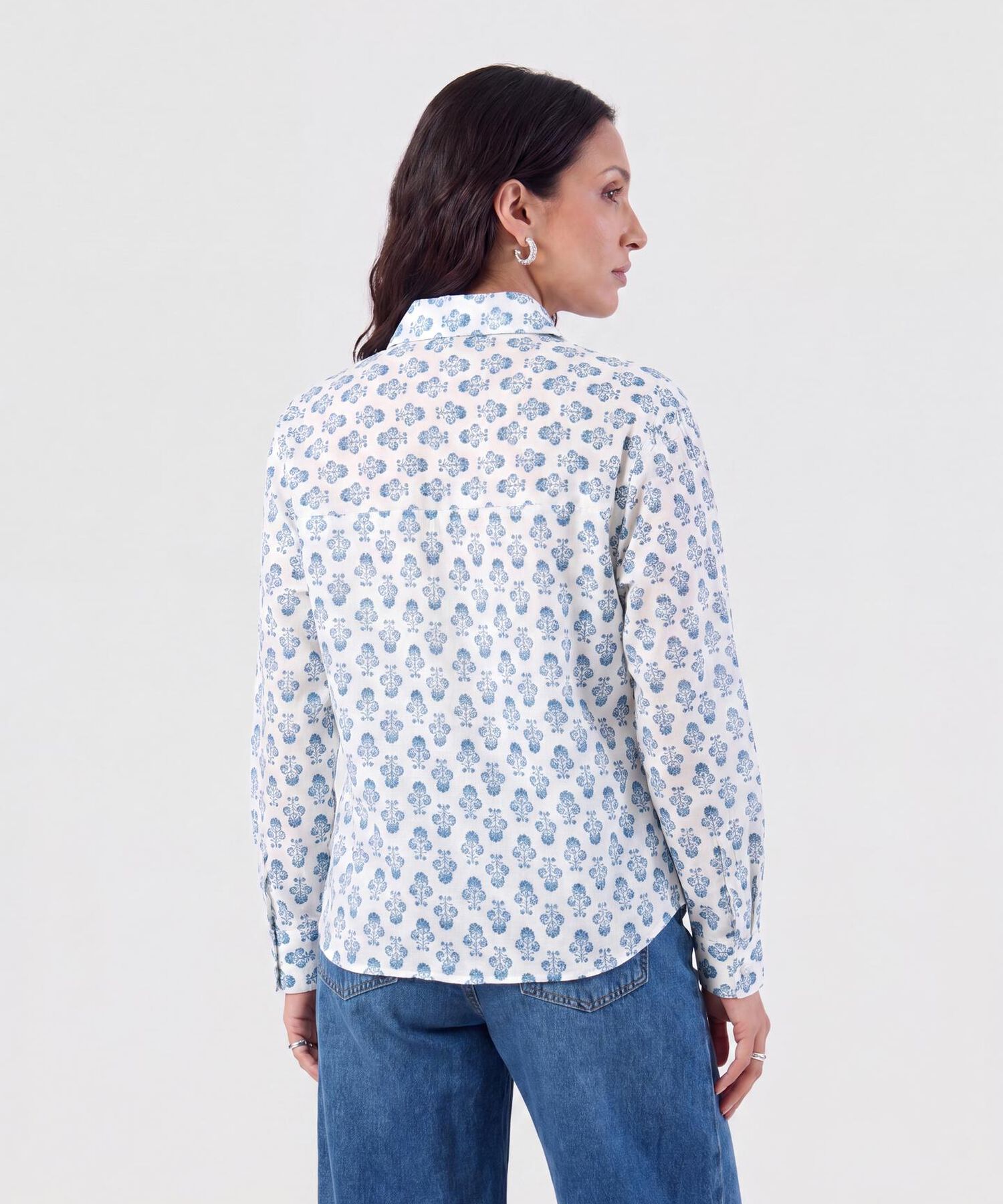 Camisa De Cuello Cl&aacute;sico Para Mujer