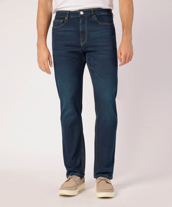Jean Slim Tono Azul Oscuro  image number null