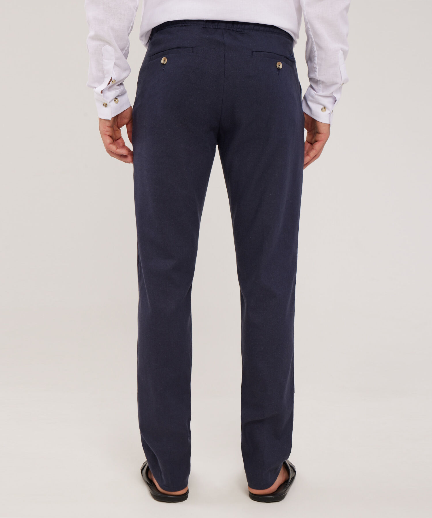 Pantal&oacute;n Tipo Chino En Lino