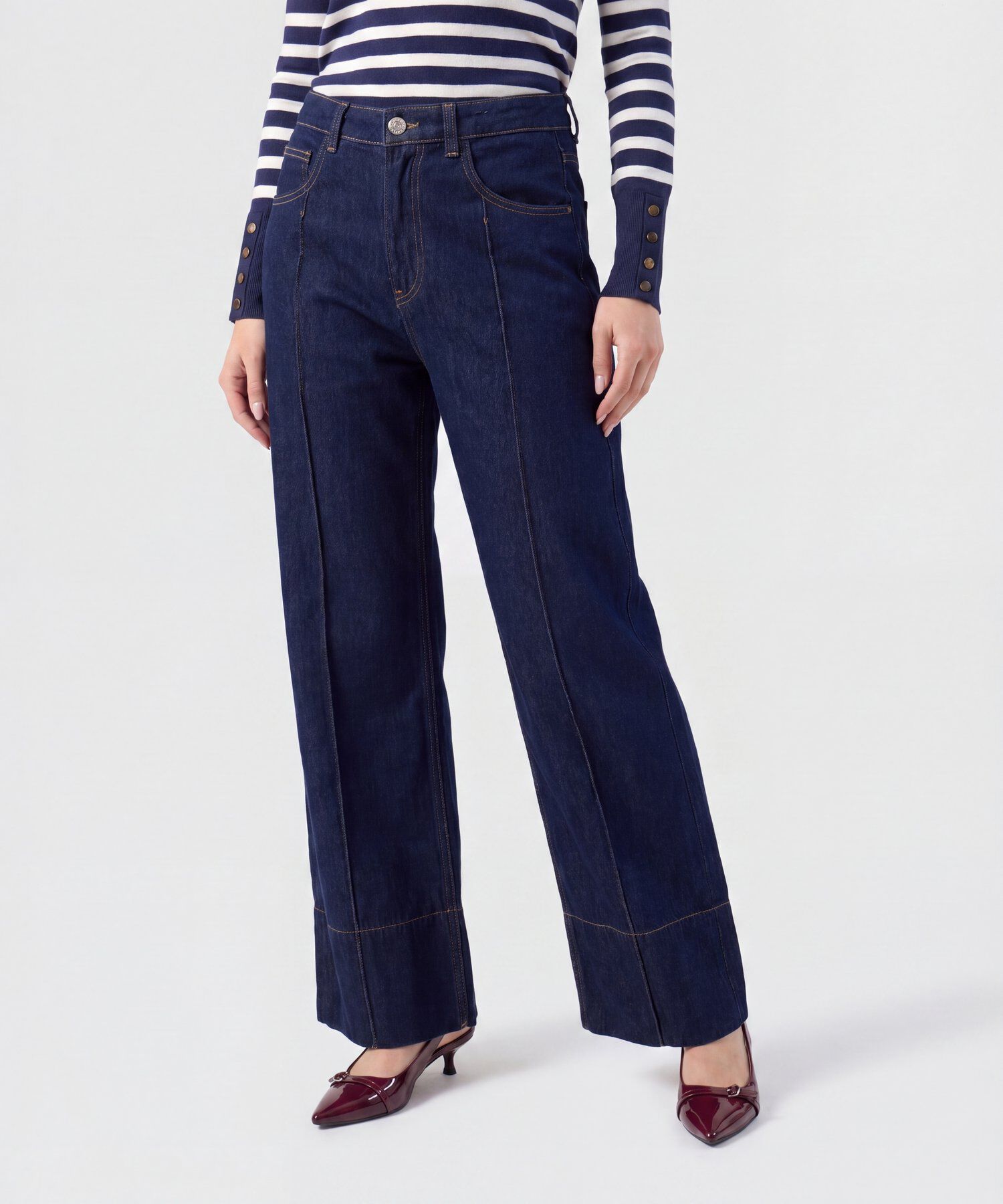 Wide Leg Crop Tono Raw