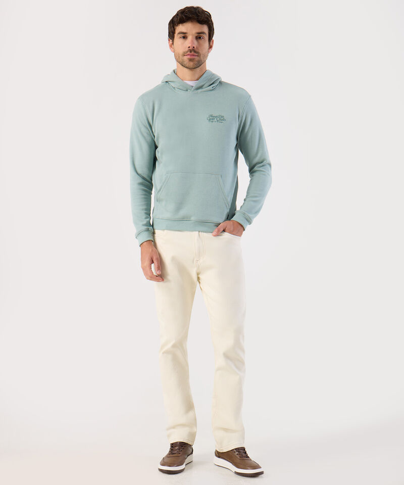 Buzo Hoodie Bordado Para Hombre